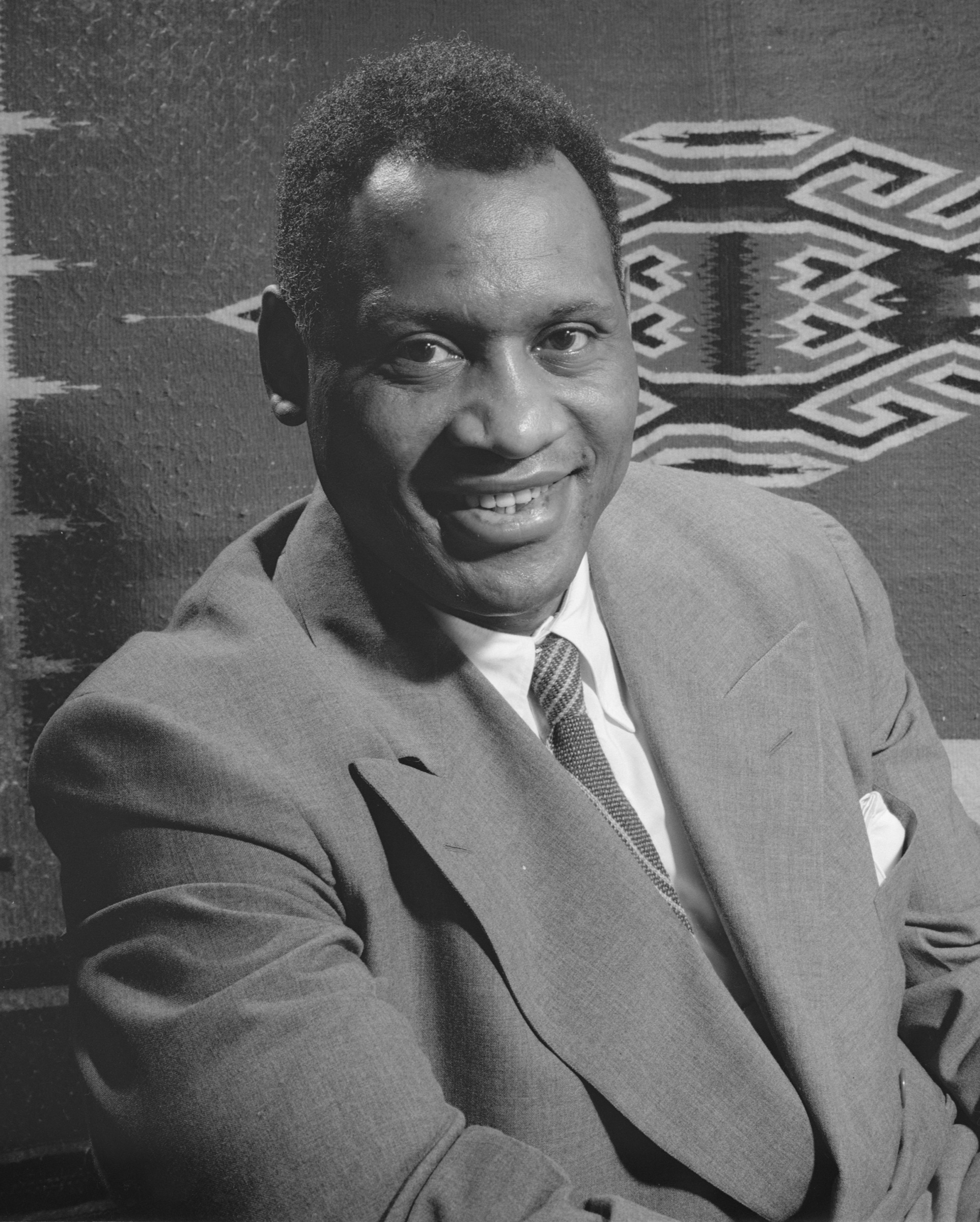 Paul Robeson, photographed by Gordon Parks in Washington, D.C., 1942.